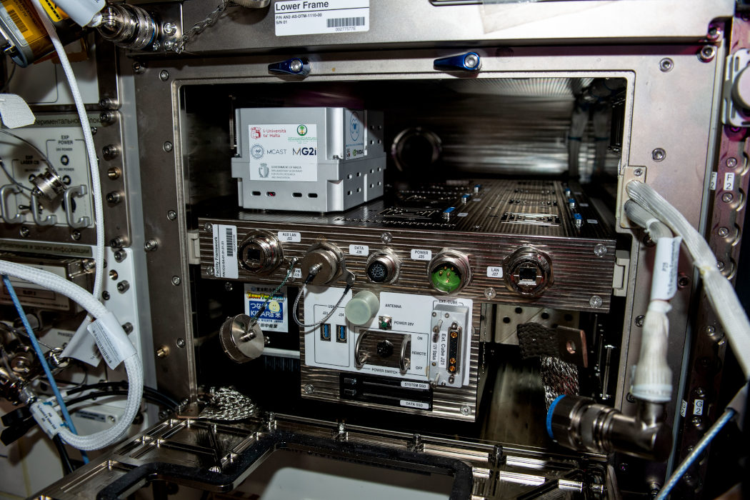 Maleth III aboard the International Space Station — ESA / NASA / Sultan Al Neyadi